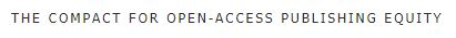 The Compact for Open-Access Publishing Equity